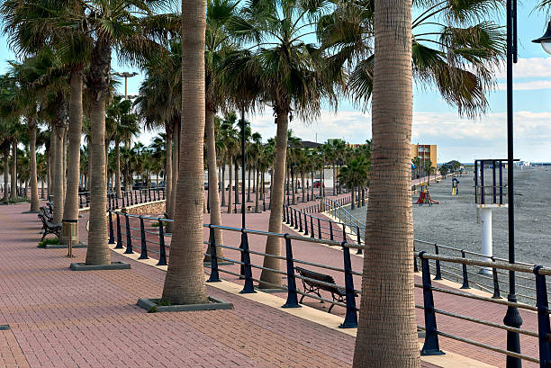 istock Empty promenade of Adra town 635675996