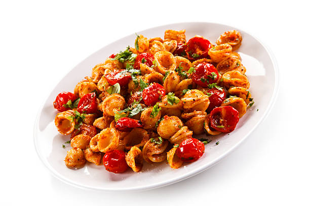 istock Pasta with meat, tomato sauce and parmesan 635676890