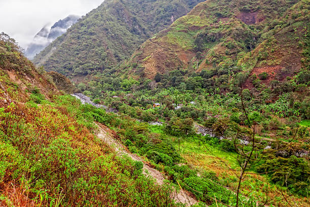 istock Arial View Of Green Fields, Intag, Ecuador 635681530