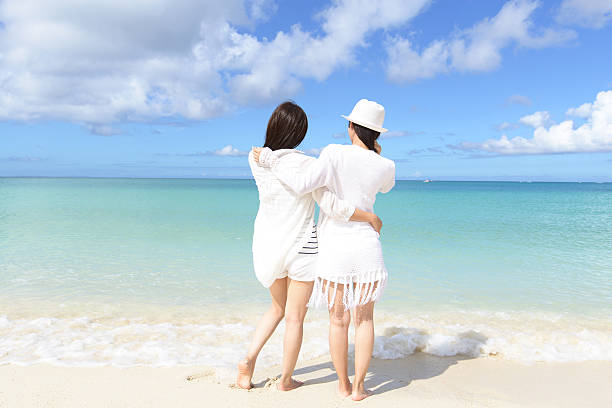 istock Women on the beach 635684888