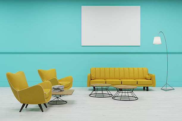 istock Waiting room with green walls 635701166
