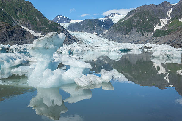 istock Icebergs in front of Pedersen Glacier. 635703606