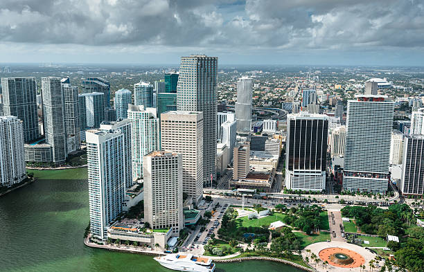 istock Miami downtown aerial view 635703734