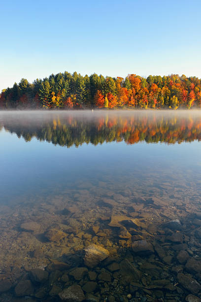istock Lake Autumn Foliage fog 635717246