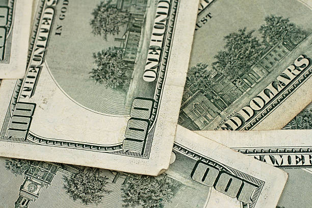 istock Rear Facing Hundred Dollar Bills Shot In Macro 635717288