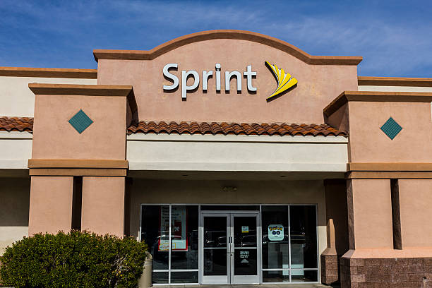 Sprint Retail Wireless Store VII Las Vegas, US - December 12, 2016: Sprint Retail Wireless Store. Sprint is a Subsidiary of Japan's SoftBank Group Corporation VII sprint nextel stock pictures, royalty-free photos & images