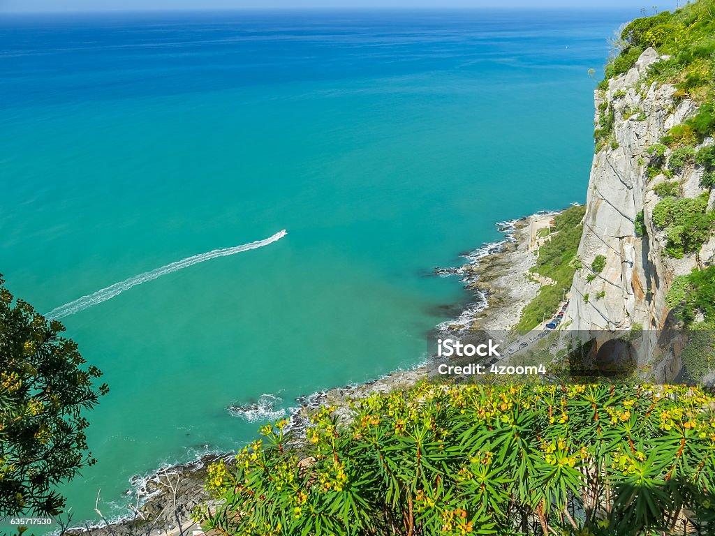 Vista dalla rocca Cefalu - Foto stock royalty-free di Ambientazione esterna