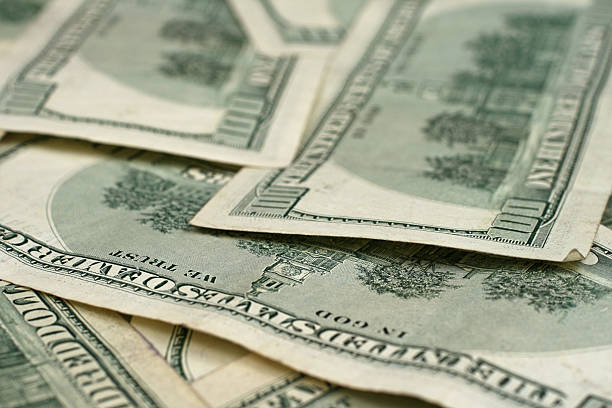 istock Rear Facing Hundred Dollar Bills Shot In Macro 635717794