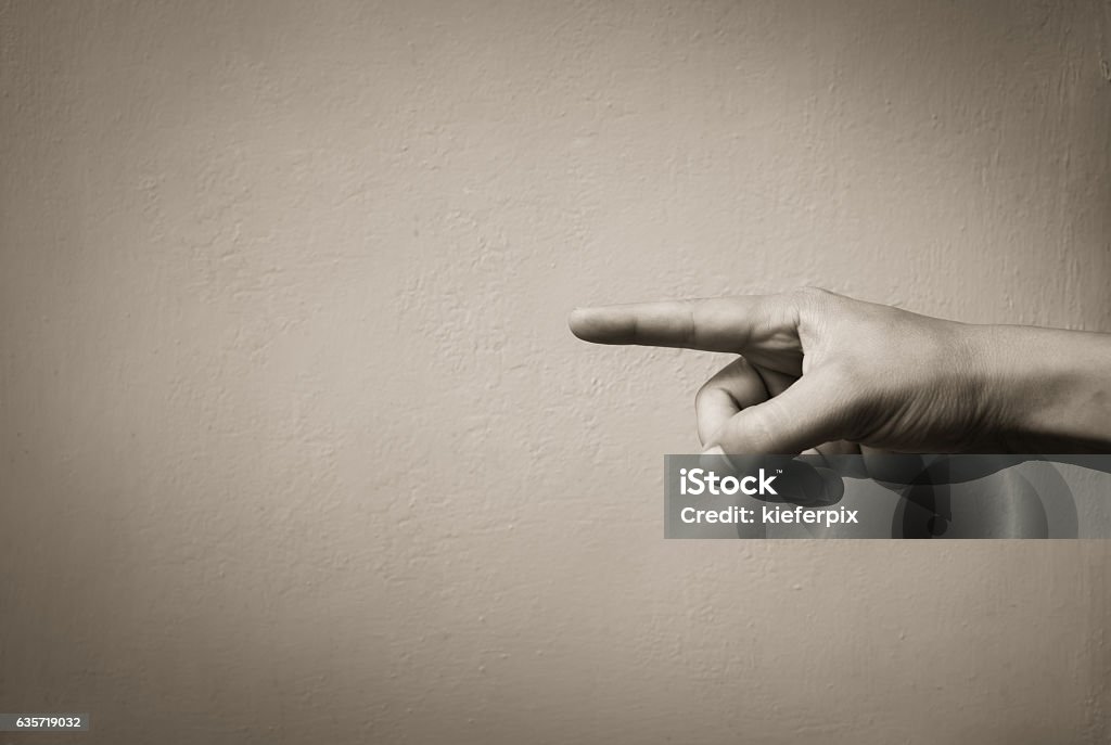 Main pointant du doigt  - Photo de Accusation libre de droits