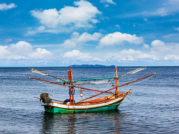 istock Fishing boat in Thailand Asia 635720008