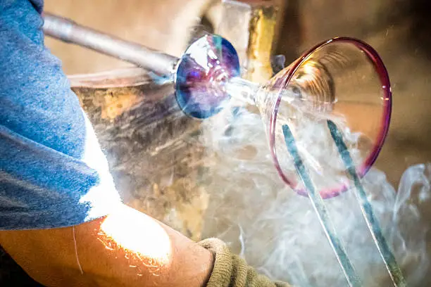 Glass Blowing Factory in Mexico making various glass products