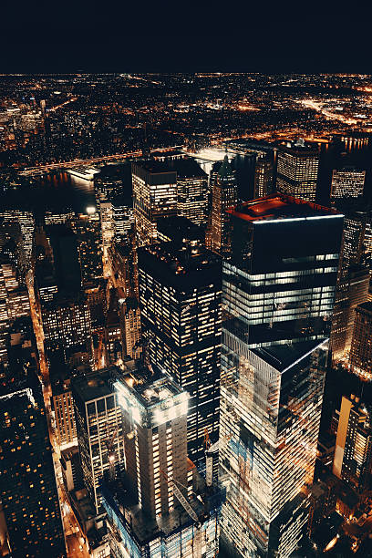 istock New York City downtown at night 635724598