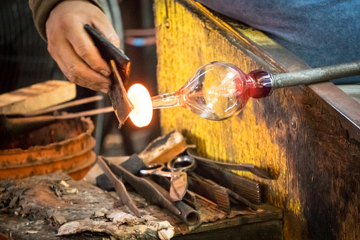 Glass Blowing Factory in Mexico making various glass products
