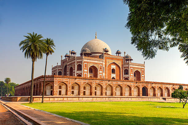 humayun's tomb - day architecture asia asian culture zdjęcia i obrazy z banku zdjęć