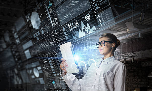 istock Innovative technologies in science and medicine . Mixed media 635729324