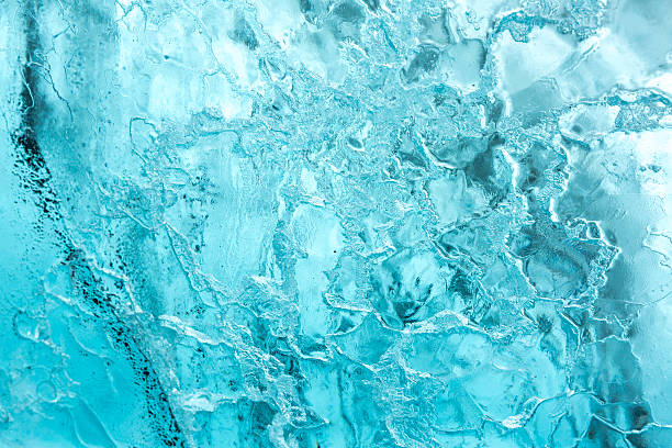 textura de la pared de hielo - glaciar de mendenhall fotografías e imágenes de stock