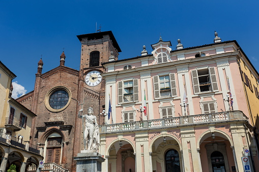 Main square in Moncalieri town