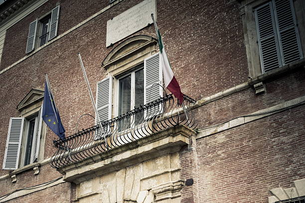 City hall In Fabriano town, Italy