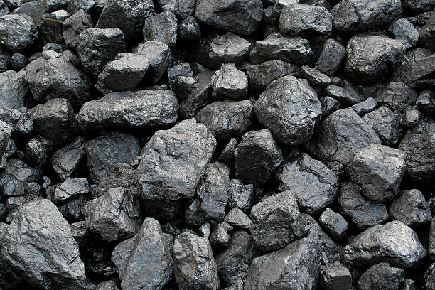 Coal rocks, background image. stock photo