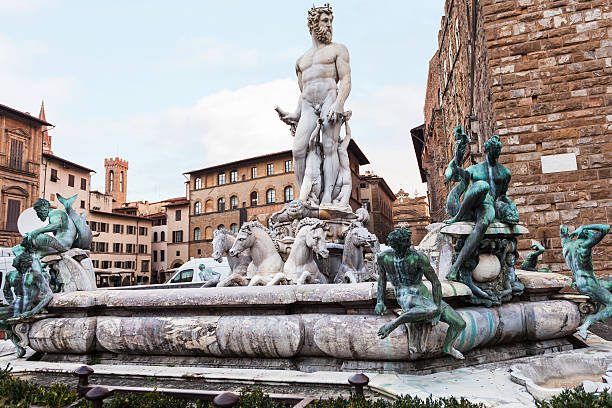 istock Fountain of Neptune in morning 635741900