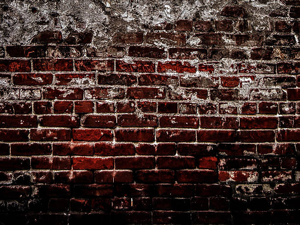 istock Historic Old Red Brick Wall, Victorian Building Bacckground Detail 635754492