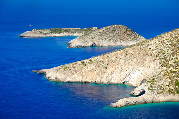 istock Porto Vromi Bay Zakynthos panorama. Touristic attraction because 635754748