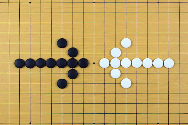 istock The game of go, competition concept 635757536