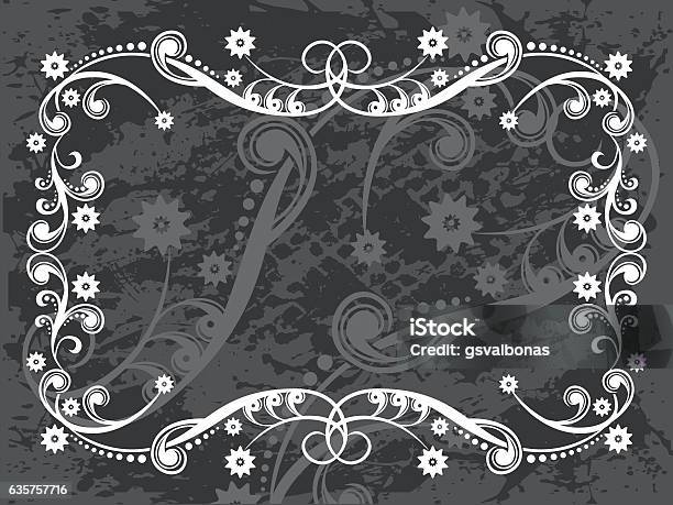 Pattern Frame Potrait Decorative Frame With Pattern Stock Illustration - Download Image Now ...