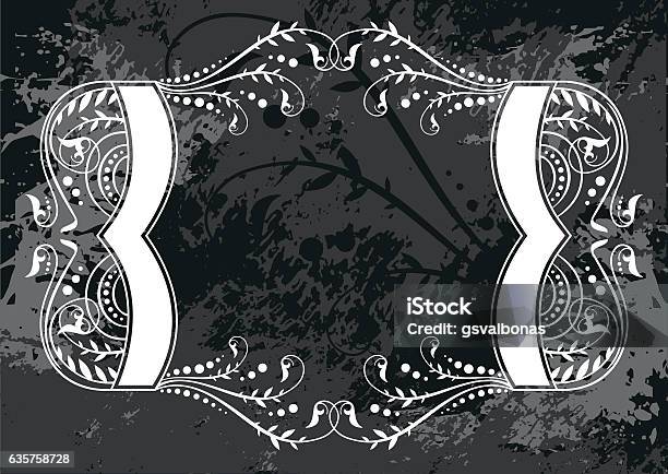 Pattern Frame Potrait Decorative Frame With Pattern Stock Illustration - Download Image Now ...
