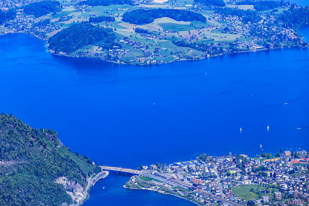 istock Lake Lucerne in Switzerland, view from Mt. Stanserhorn 635759932