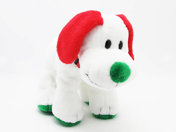 istock Soft children's toy dog a white background 635764272