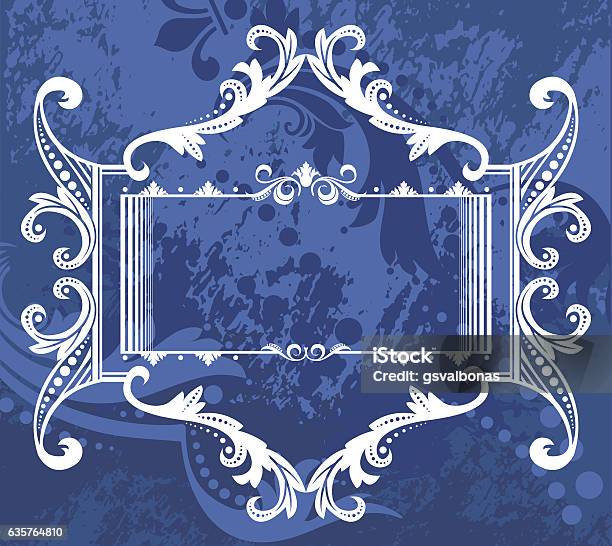 Pattern Frame Potrait Decorative Frame With Pattern Stock Illustration - Download Image Now ...
