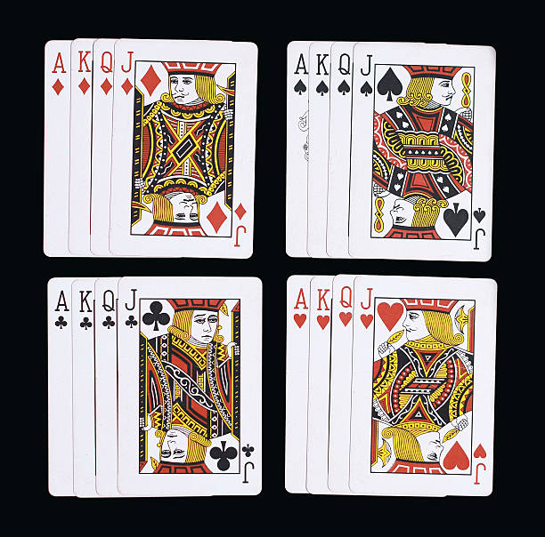 istock Poker J Q K A playing cards 635766692