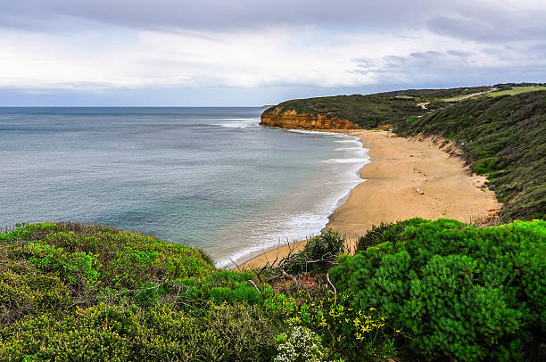 istock Bell Beach on Great Ocean Road in Australia 635767148