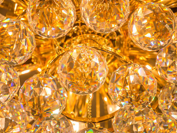 istock Twinkle, twinkle, crystal chandelier 635767332