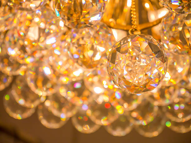 istock Twinkle, twinkle, crystal chandelier 635767508