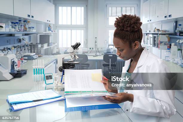 현대 실험실에서 아프리카 과학자 의료 노동자 또는 기술 건강관리와 의술에 대한 스톡 사진 및 기타 이미지 - 건강관리와 의술, 실험실, 연구