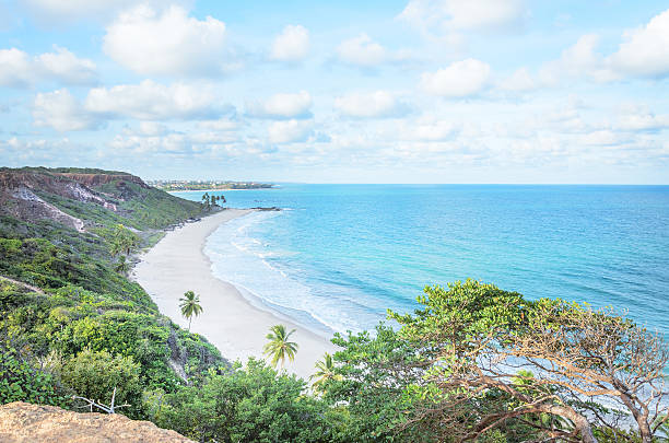 istock Aerial view of a beautiful beach with blue water 635774070