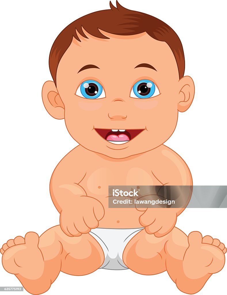 Vetores de Bebê Bonito Dos Desenhos e mais imagens de Bebê - Bebê, Criança,  Figura para recortar - iStock