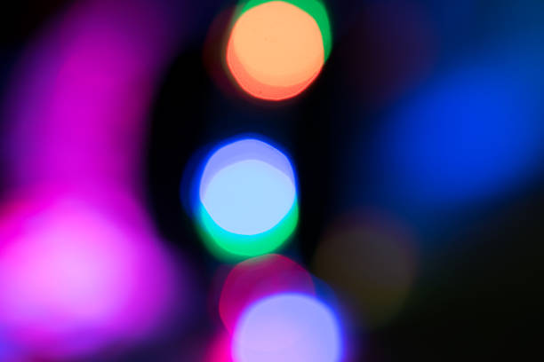 istock Abstract defocused blurry holiday bokeh texture background - Christmas 635777648