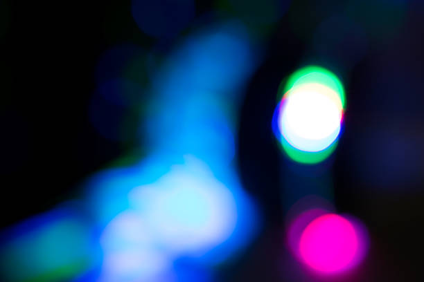 istock Abstract defocused blurry holiday bokeh texture background - Christmas 635779012