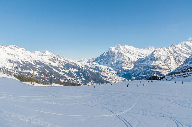 istock Ski resort Jungfrau. Swiss Alps 635780644