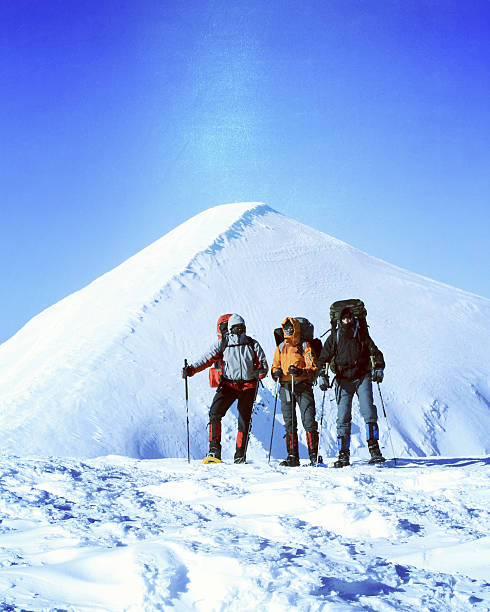 istock Winter hiking in the mountains. 635781586