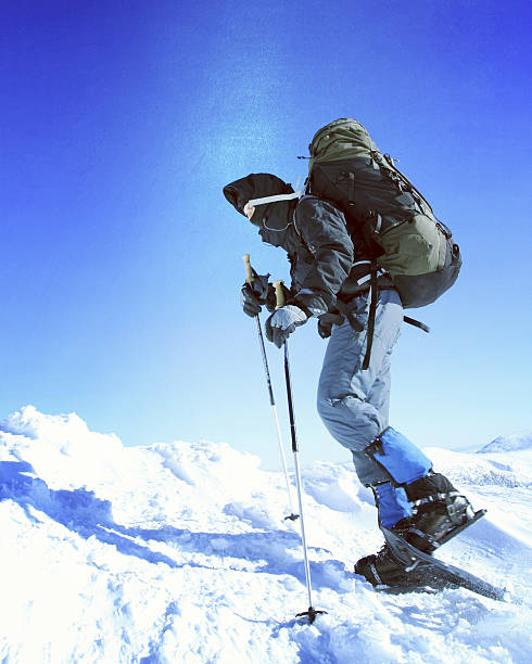 istock Winter hiking in the mountains. 635781642