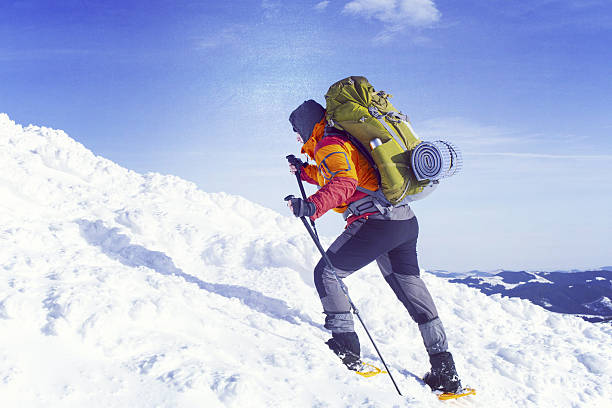 istock Winter hiking in the mountains. 635789164
