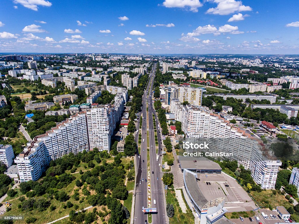 The City Gates of Chisinau, Republic of Moldova, Aerial view The City Gates of Chisinau, Republic of Moldova, Aerial view from drone Chisinau Stock Photo