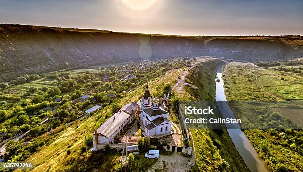 Christian Orthodox Church In Old Orhei Moldova Aerial View Fro Stock Photo - Download Image Now