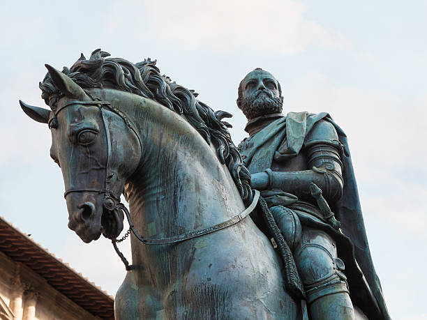 istock Equestrian Monument of Cosimo I close up 635792598