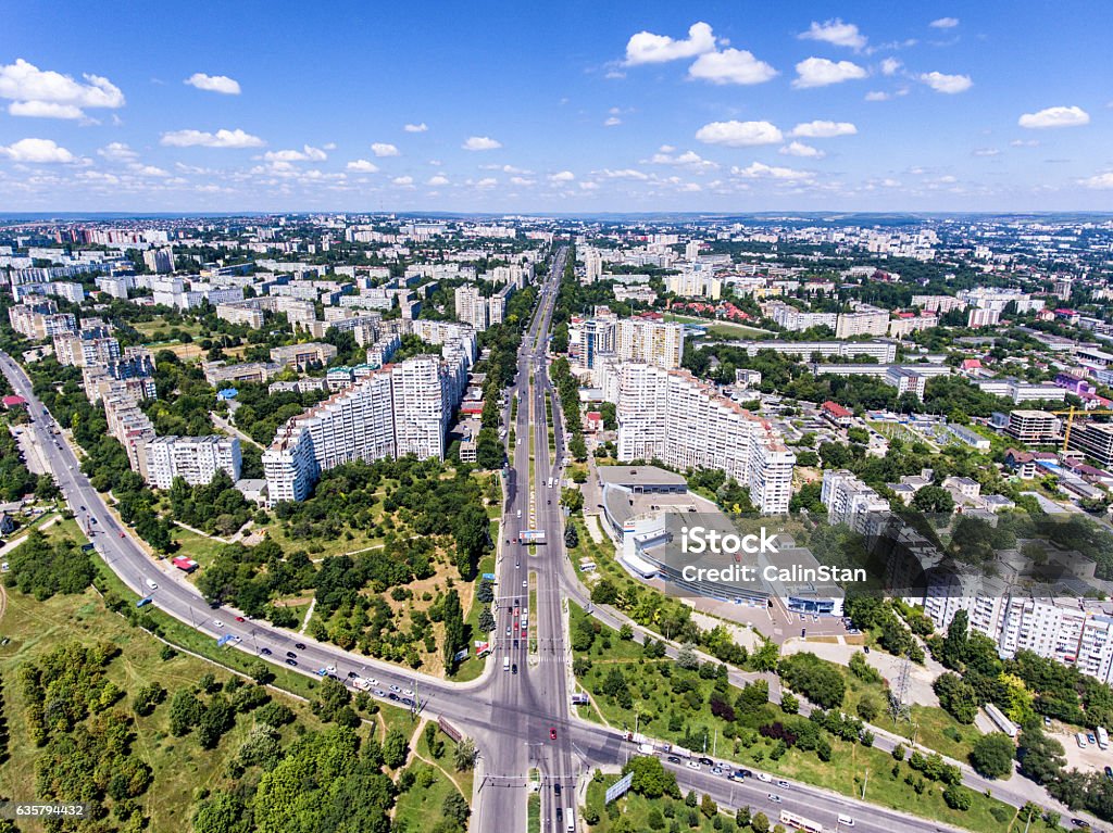 The City Gates of Chisinau, Republic of Moldova, Aerial view The City Gates of Chisinau, Republic of Moldova, Aerial view from drone Moldova Stock Photo