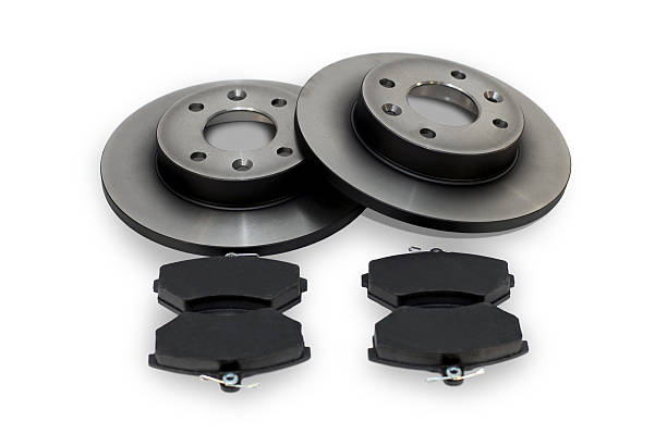 istock Brake pads and brake discs 635794662
